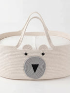 Panier à Langer Ourson en Corde de Coton