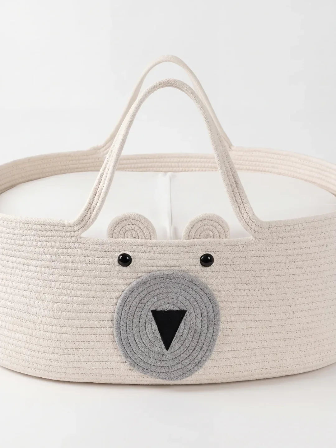 Panier à Langer Ourson en Corde de Coton