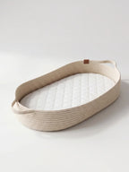 Panier à Langer en Corde de Coton Tressée