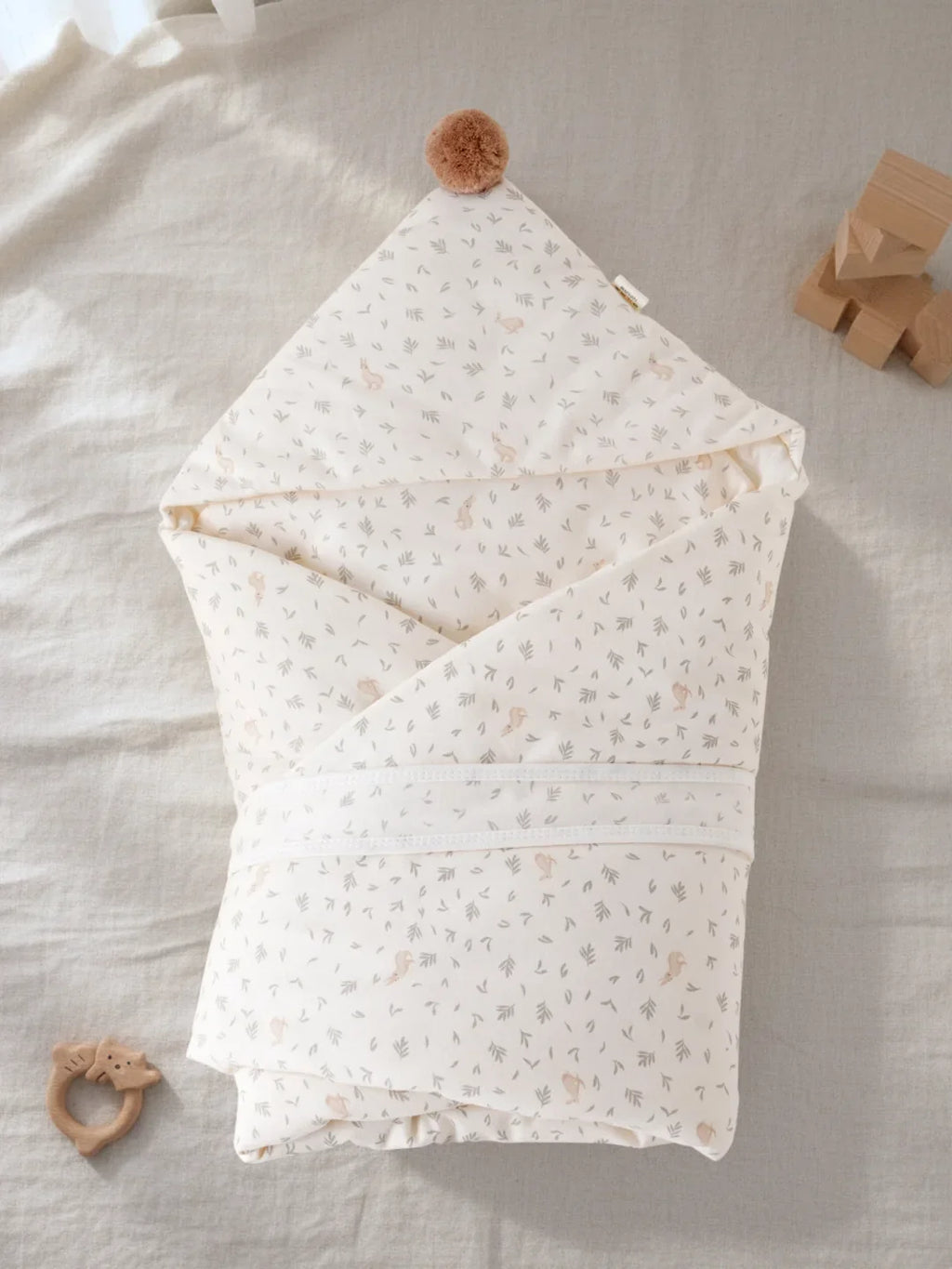 Couverture d'emmaillotage en coton 600 g