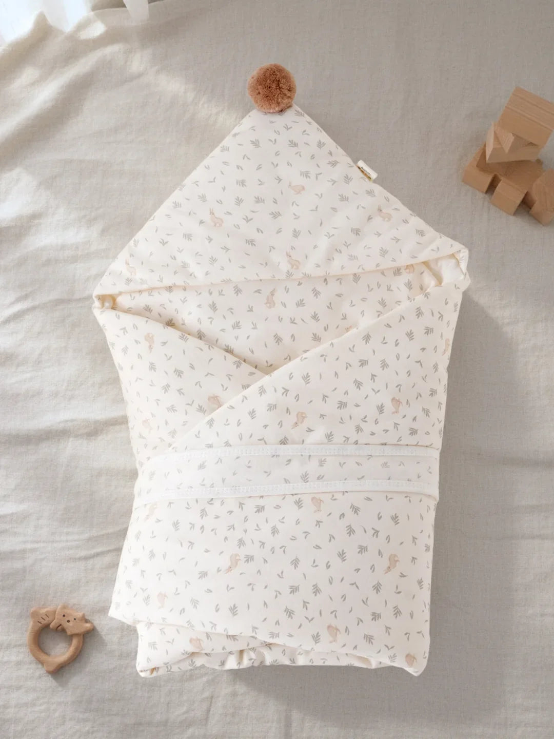 Couverture d'emmaillotage en coton 600 g