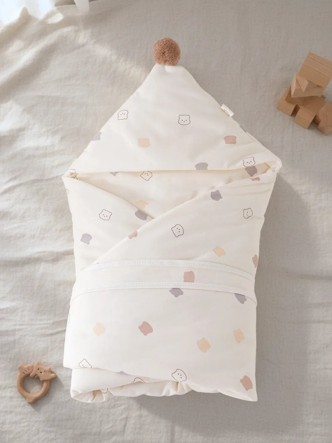 Couverture d'emmaillotage en coton 600 g