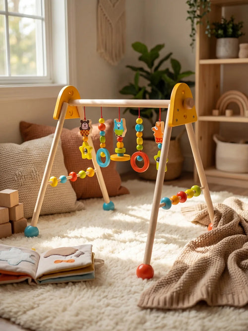 Arche d'éveil en bois - Jouets Colorés