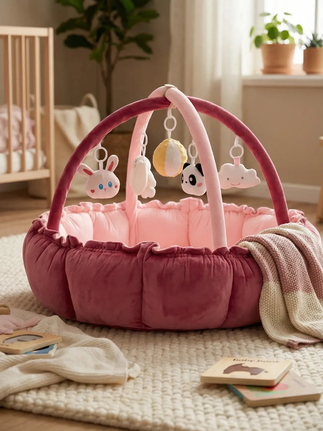 Arche d'éveil avec tapis 2 en 1