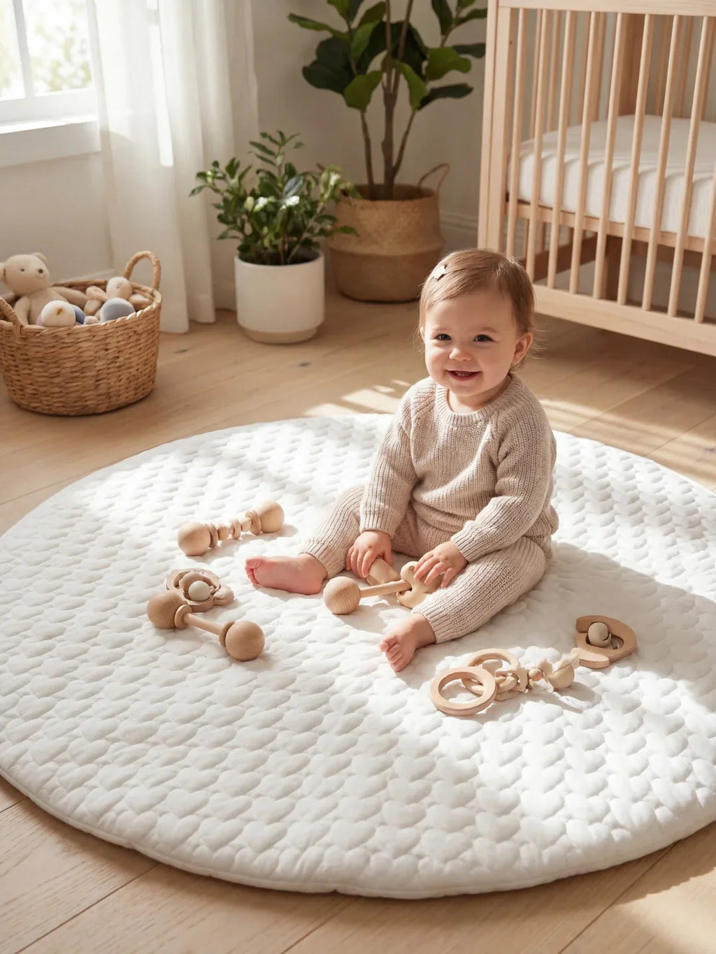 Tapis d'Éveil - Nuage de Coton