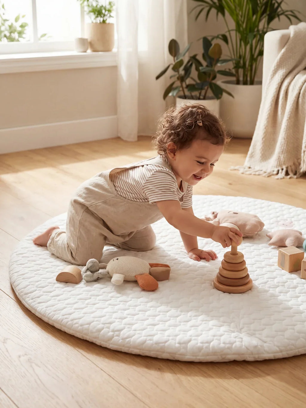 Tapis d'Éveil - Nuage de Coton