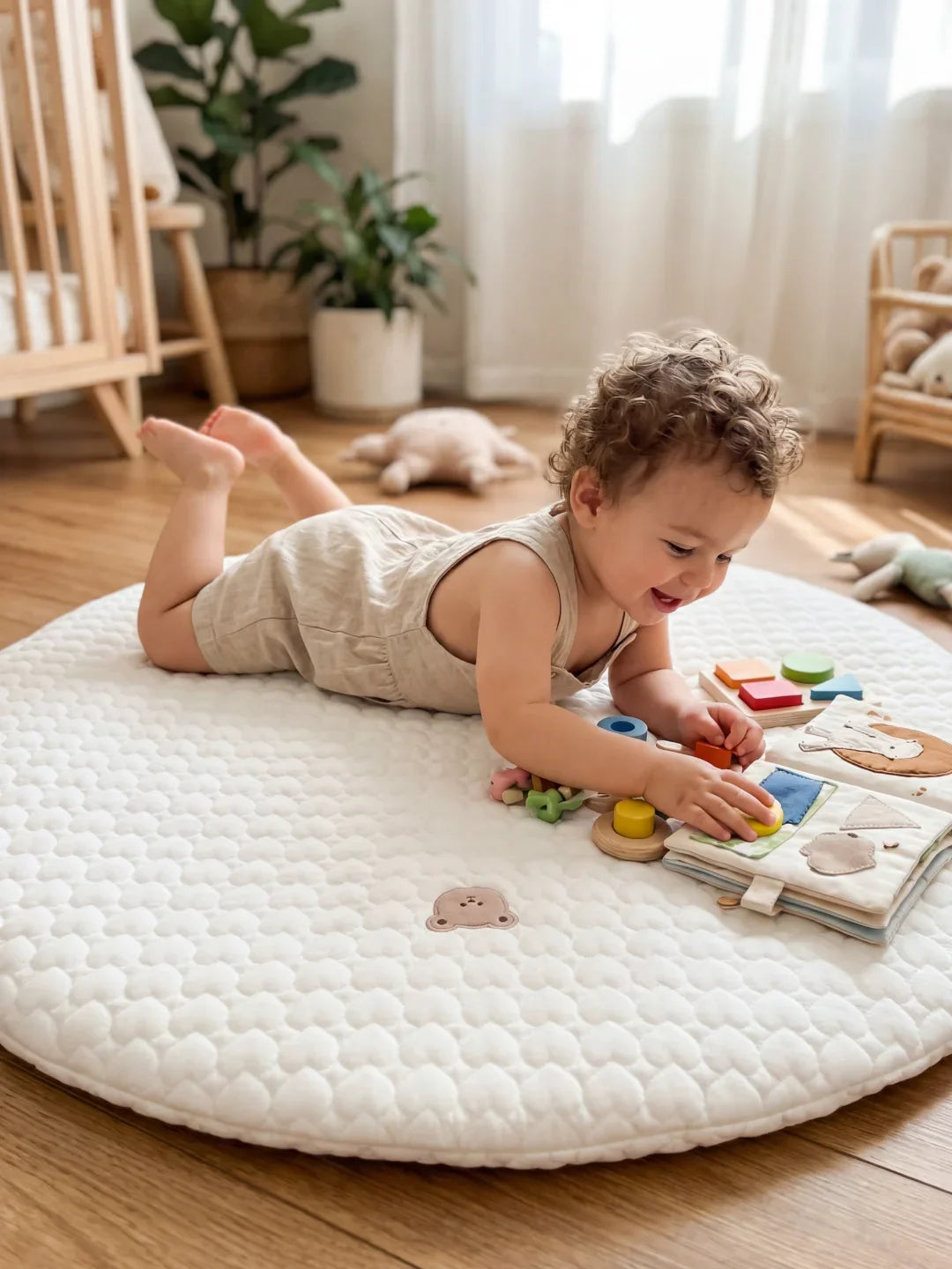 Tapis d'Éveil - Nuage de Coton