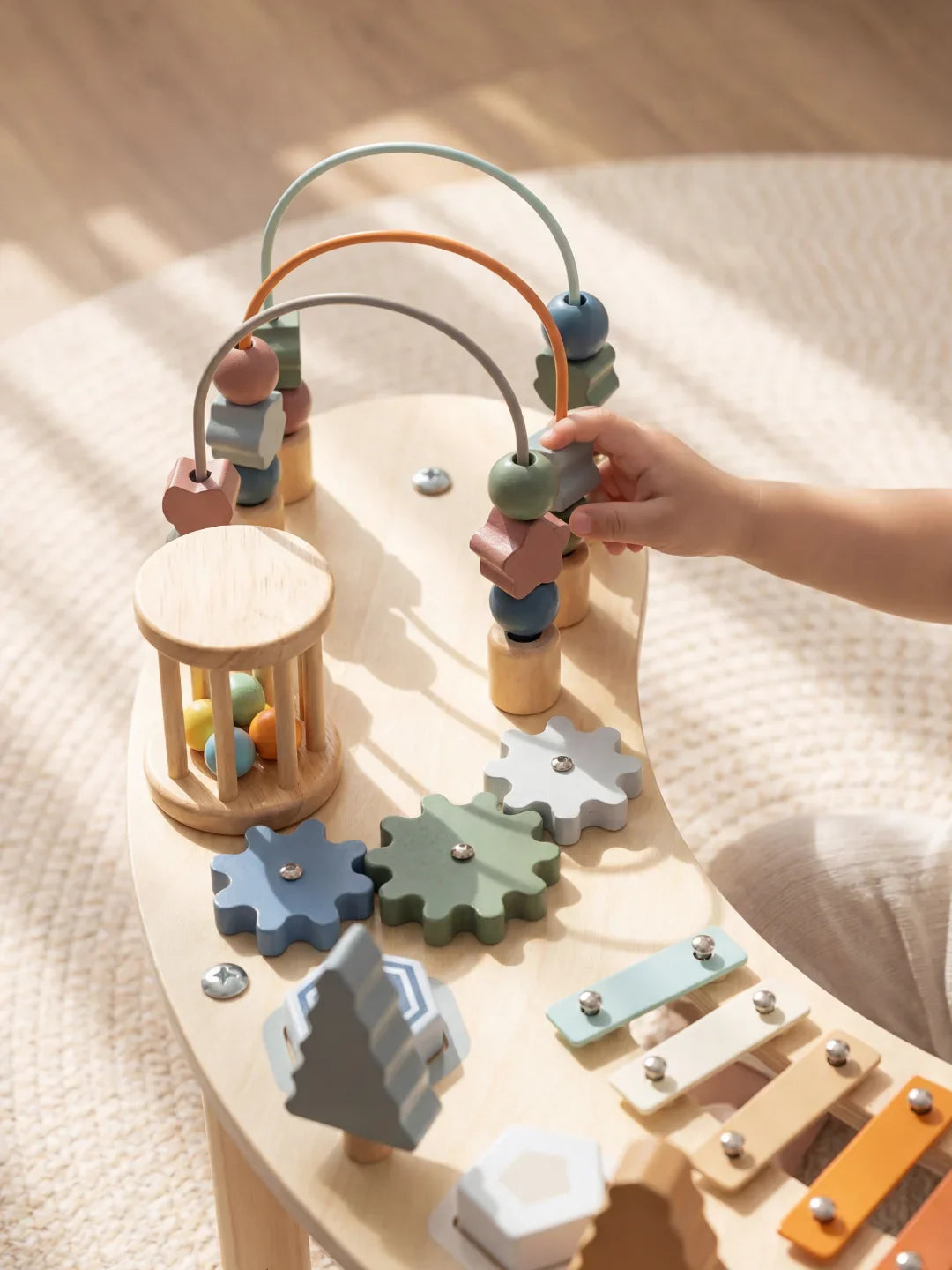 Table Multi-Activités - Croissant de Lune
