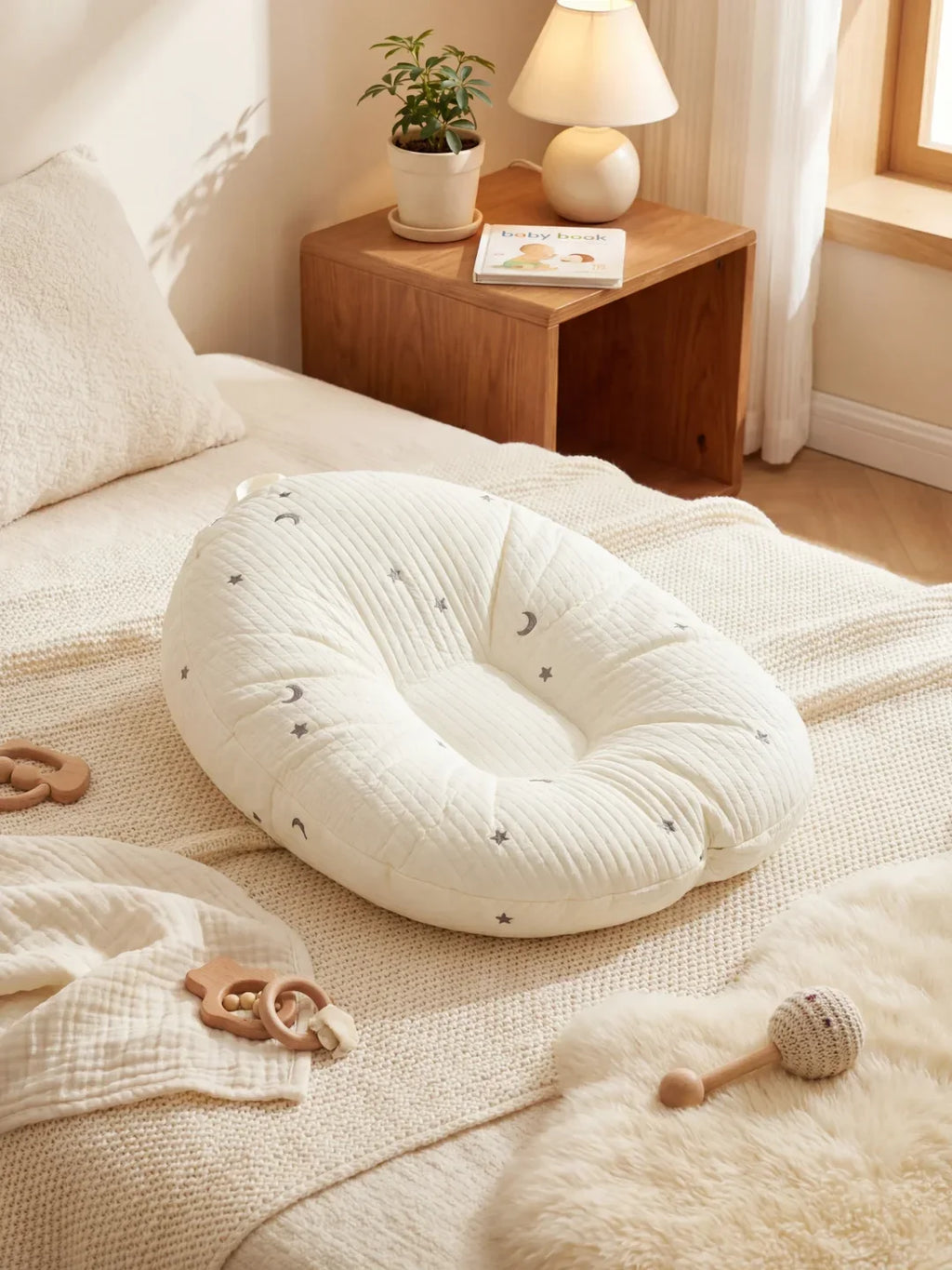 Coussin d'allaitement matelassé