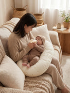 Coussin d'allaitement matelassé