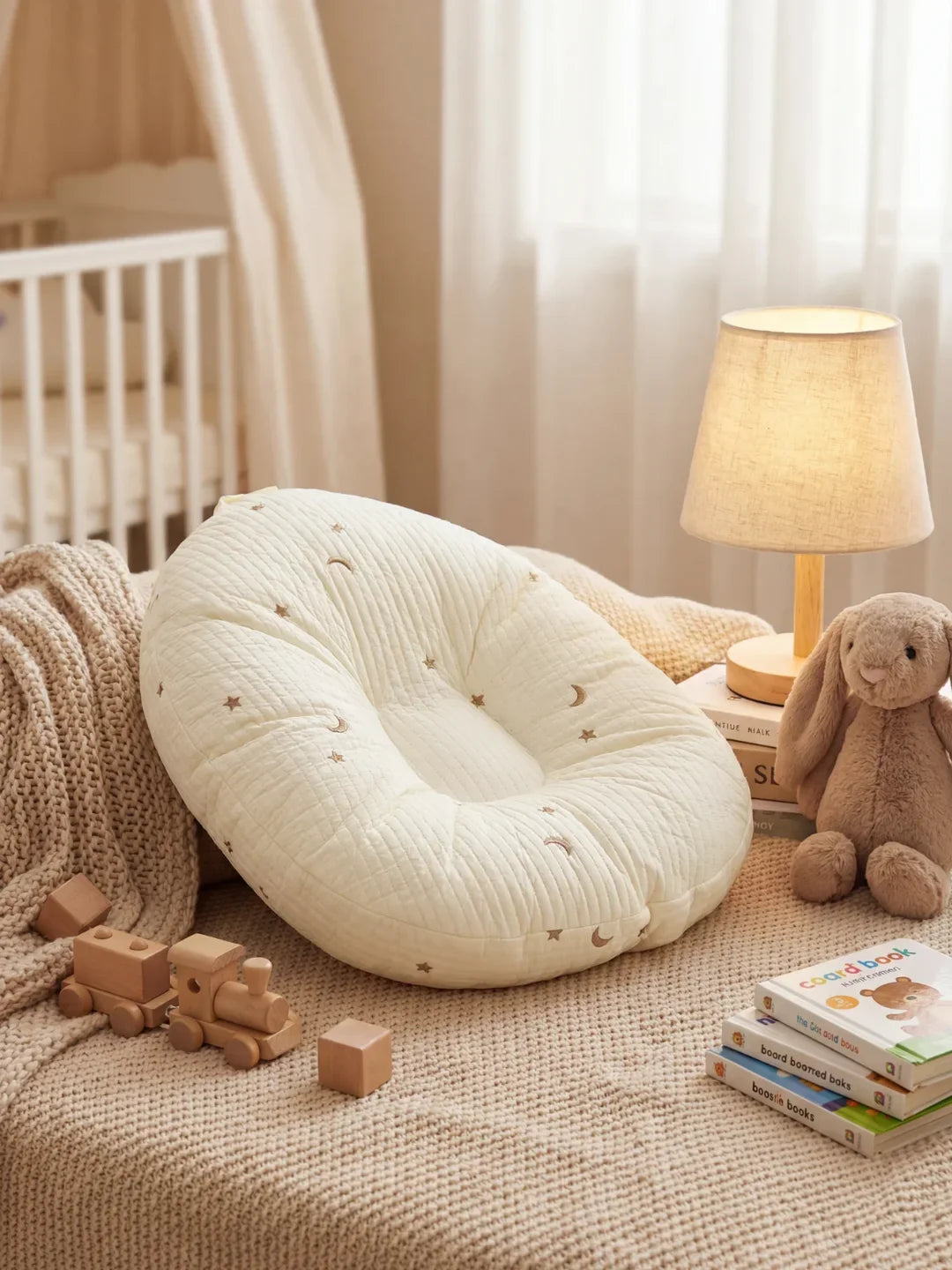Coussin d'allaitement matelassé
