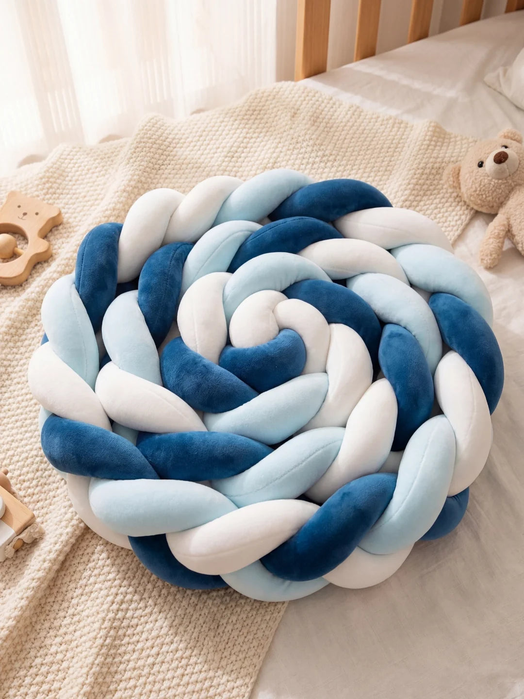Tresse de lit 3 brins - tricolore