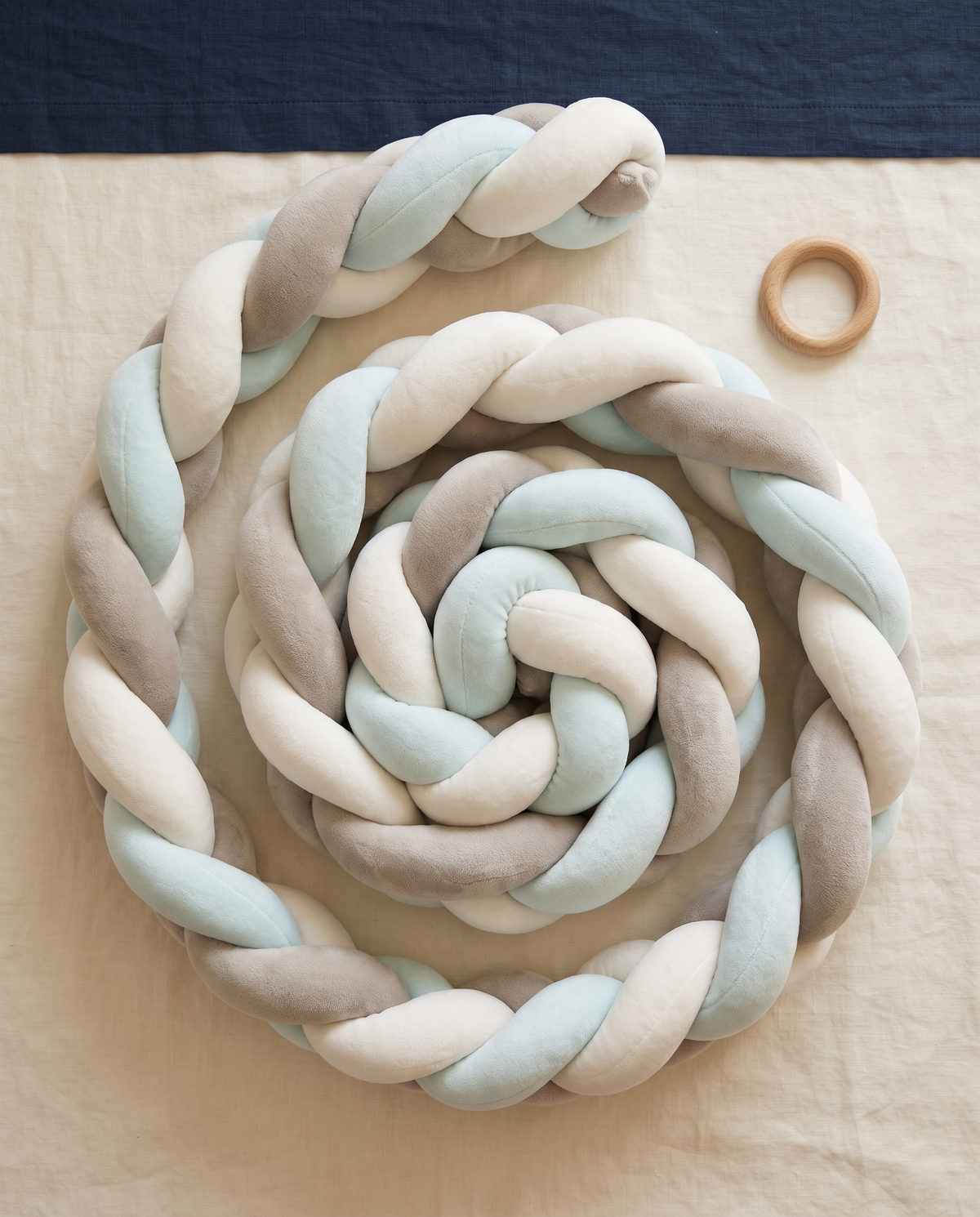Tresse de lit 3 brins - tricolore