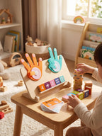 Jouet Éducatif en Bois - Apprentissage des Chiffres
