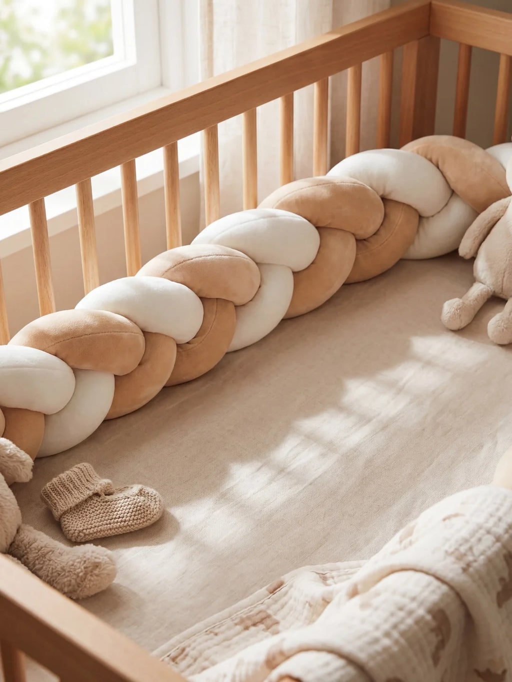 Tresse de lit 3 brins - bicolore