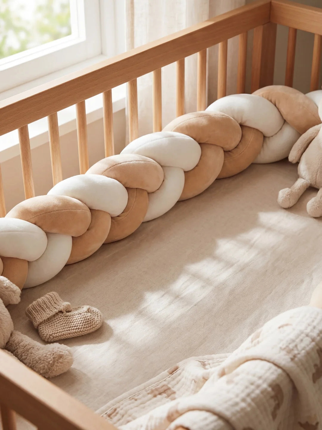 Tresse de lit 3 brins - bicolore