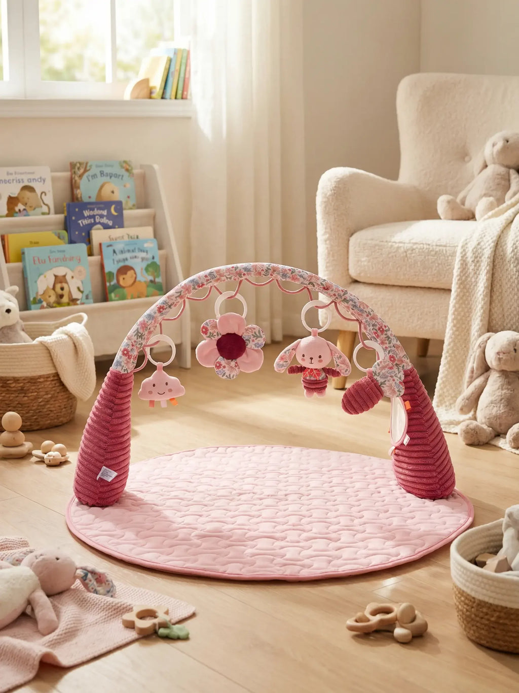 Arche d'éveil avec tapis - Jardin Secret