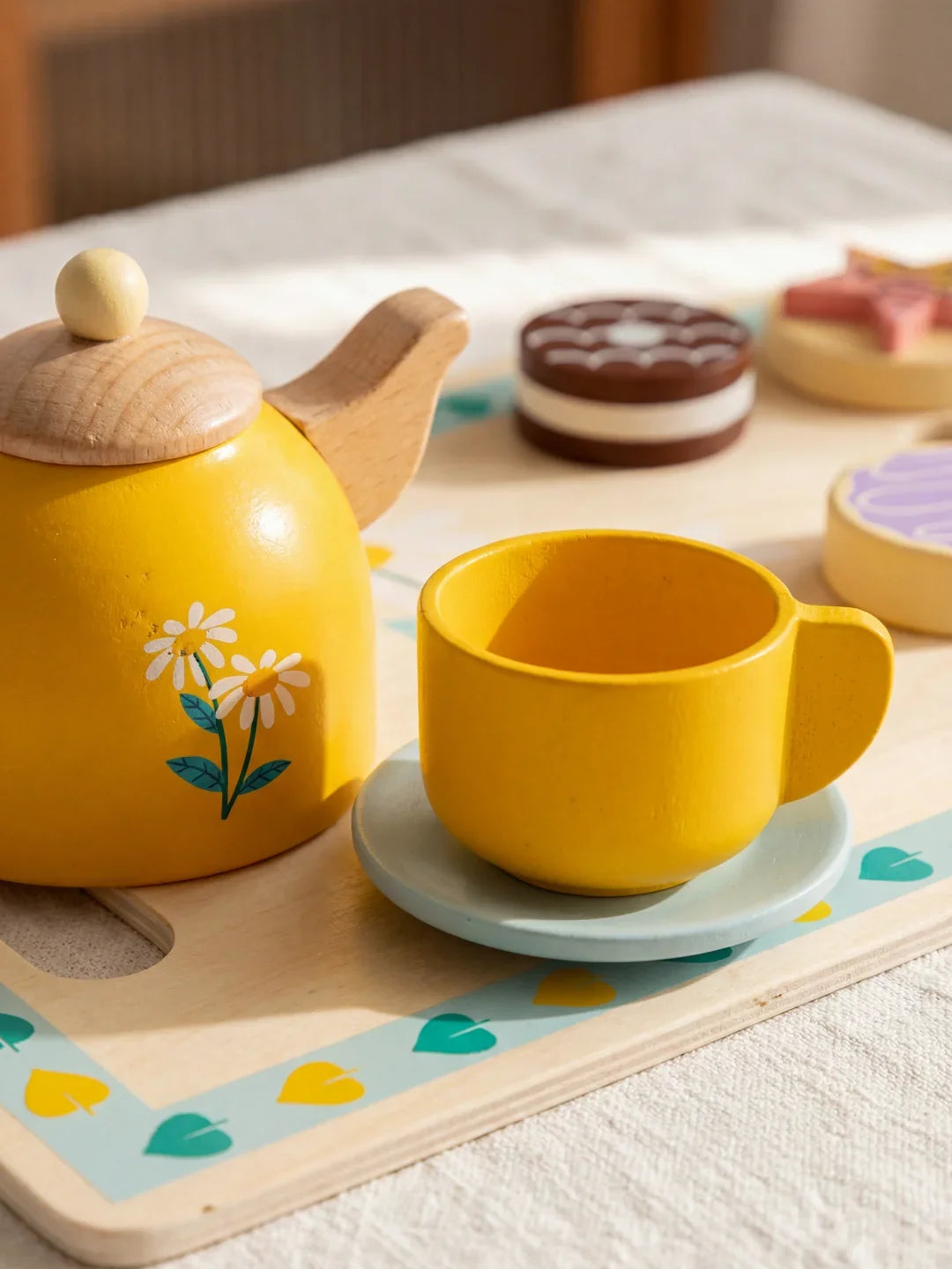 Service à Thé en Bois - Heure du Goûter