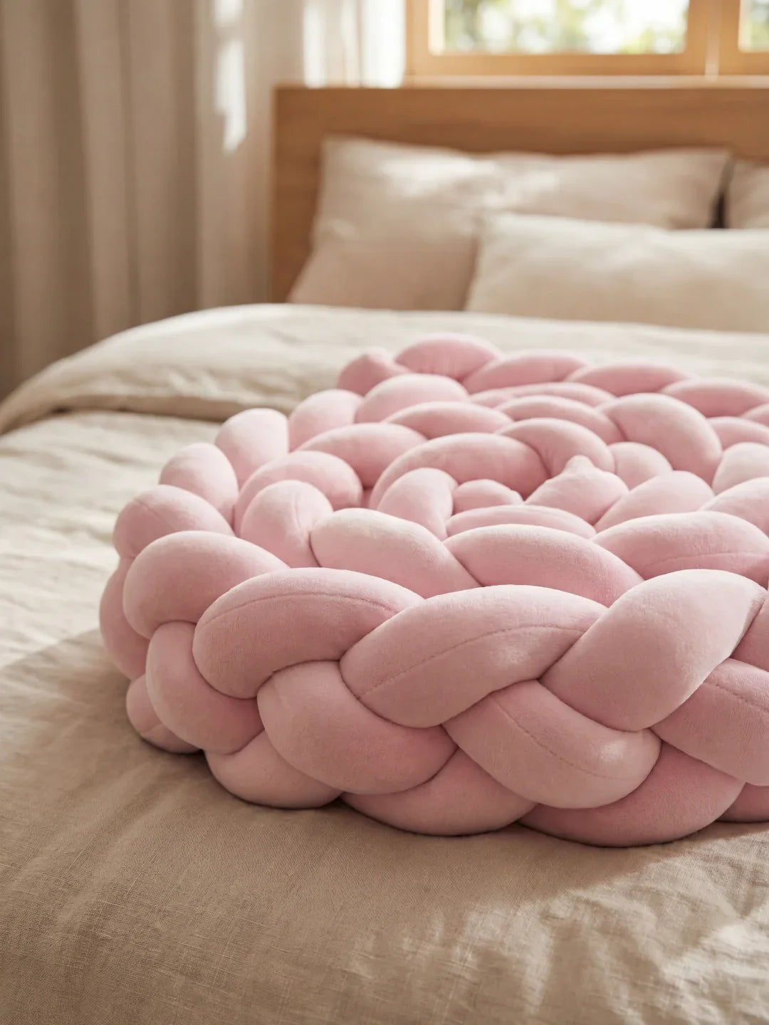 Tresse de lit à 4 brins - couleur unie
