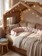 Tresse de lit 3 brins - bicolore